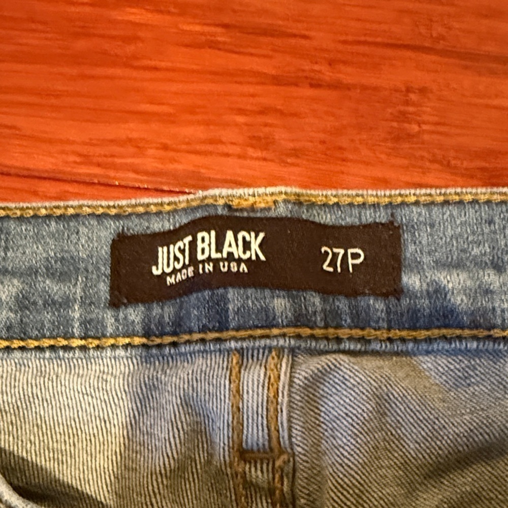 Just Black Cropped Denim View 2